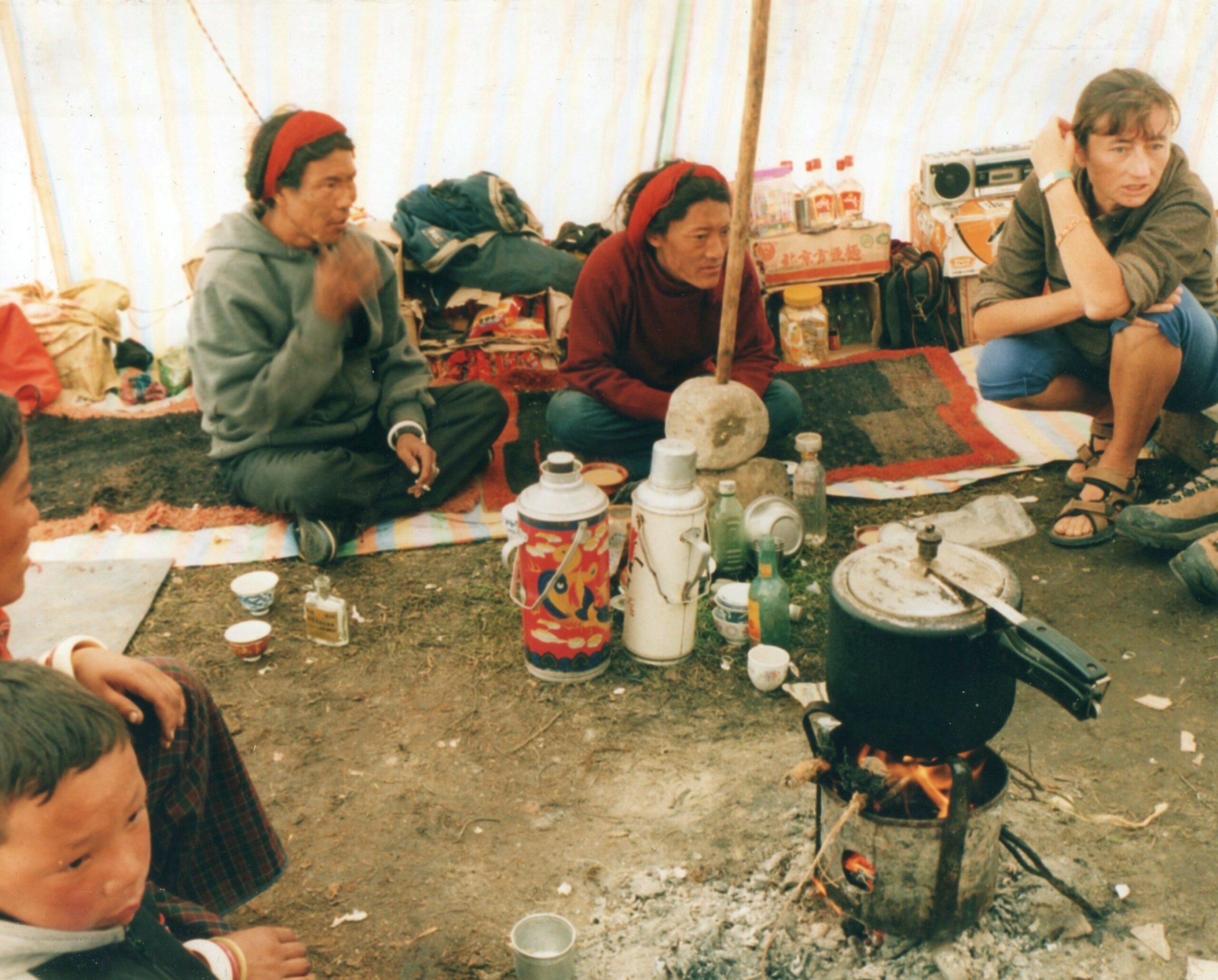 Sous la tente au Dolpo