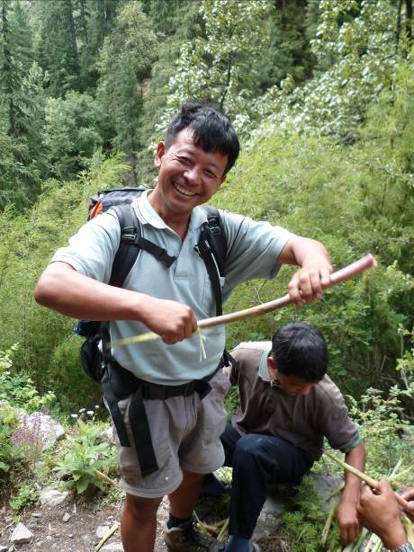 Homme en montagne