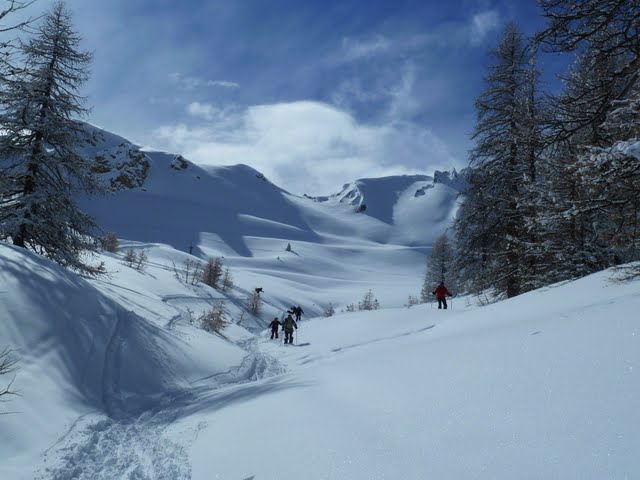 raquette sur l'Izoard