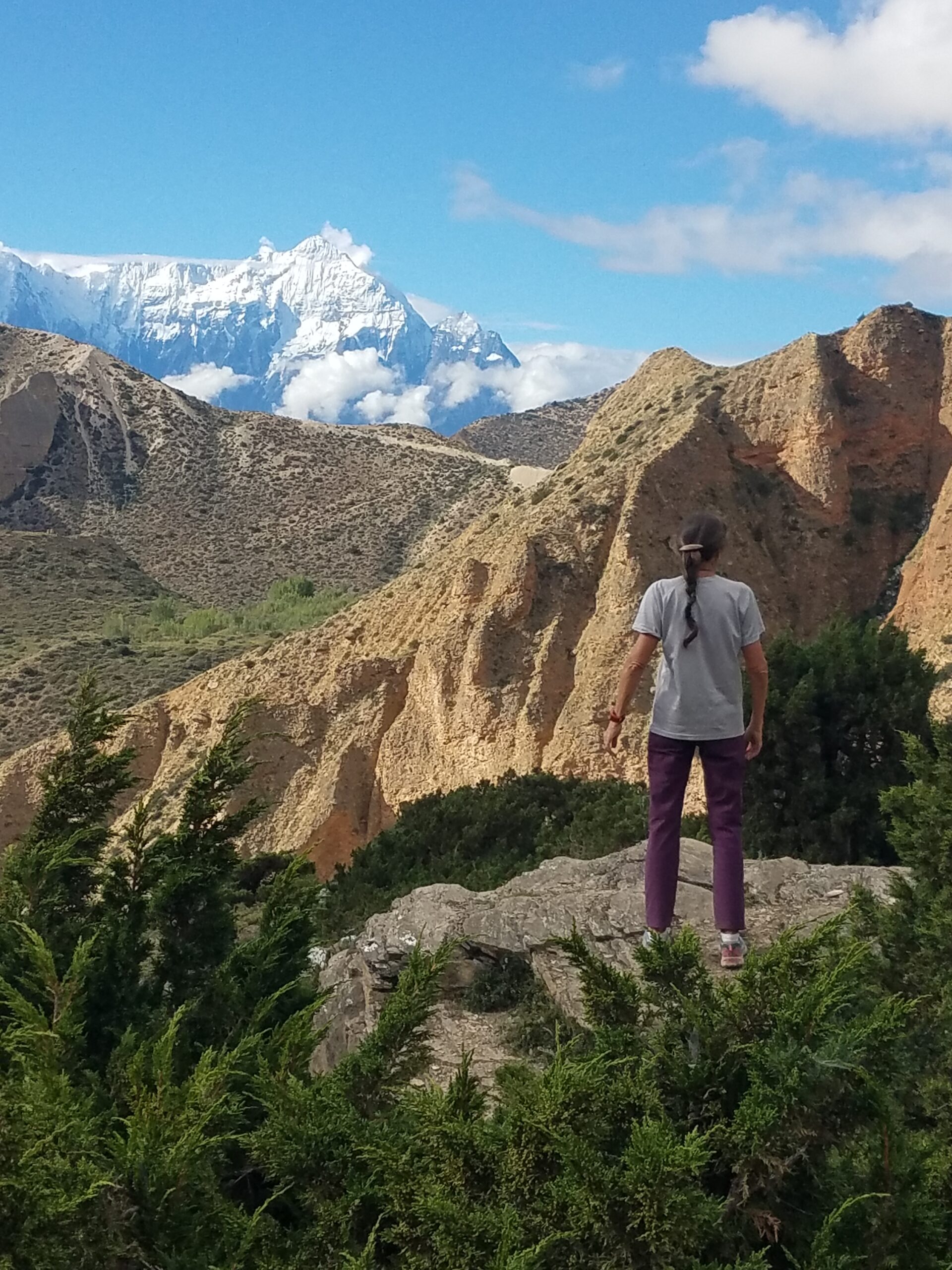 Paysage du Mustang, Nepal