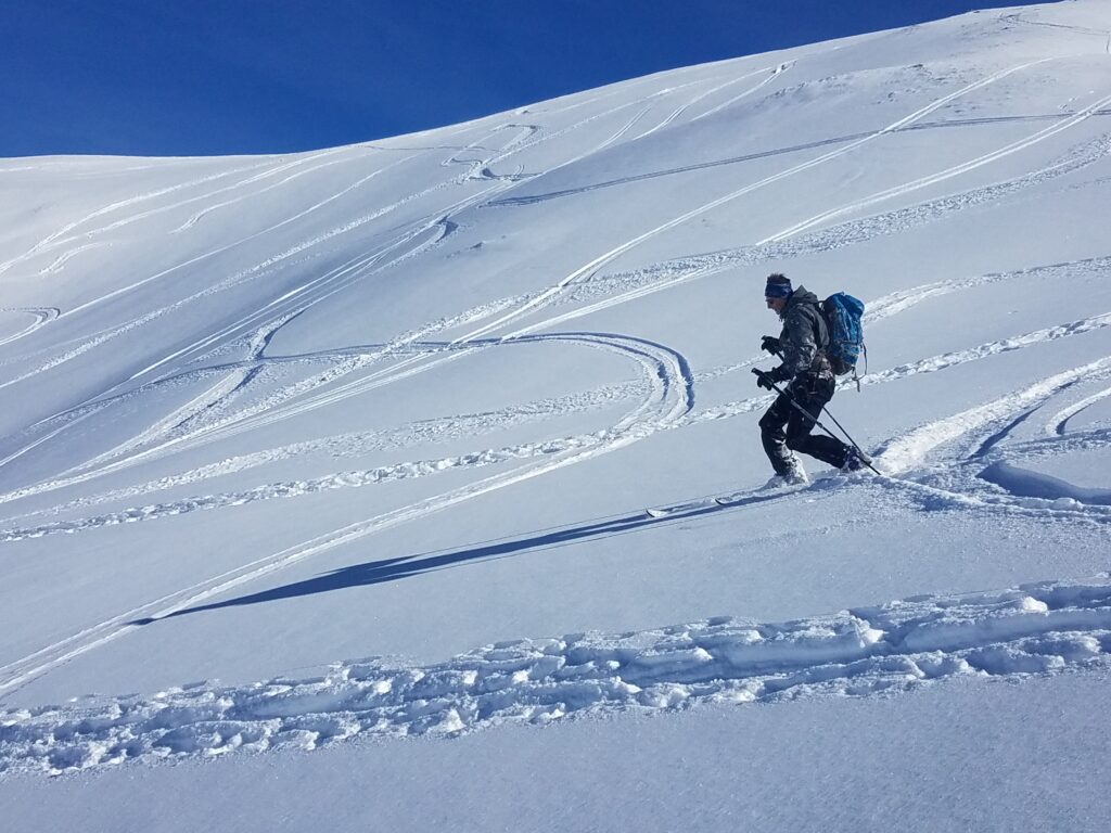 telemark descente